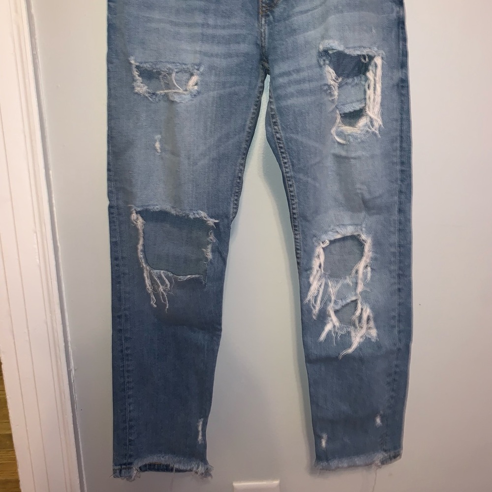 Zara low rise jeans